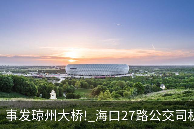 事发琼州大桥! 海口27路公交司机突然停车跑到桥边! 生死一拉......